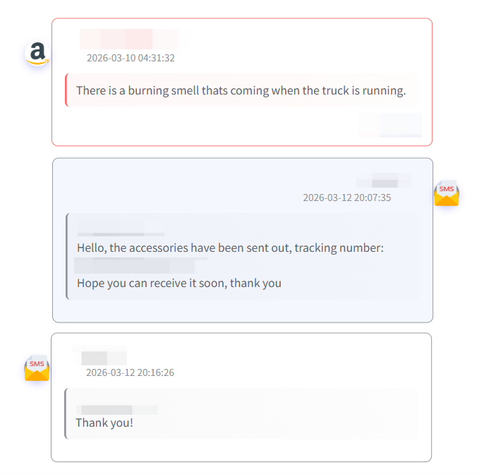 AI customer service managing a product safety complaint call — sample transcript
